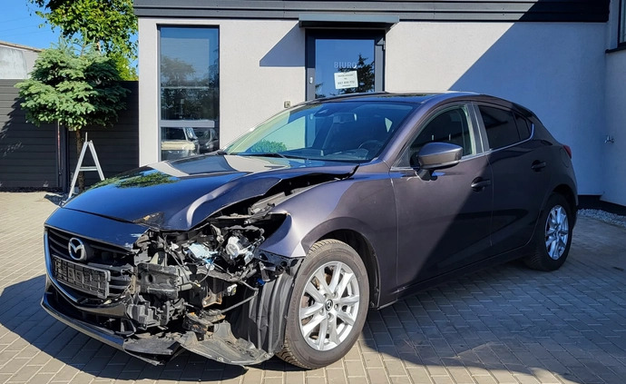Mazda 3 cena 29900 przebieg: 125420, rok produkcji 2017 z Września małe 67